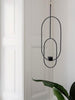 Oval Hanging Tealight Deco in Black by Ferm Living