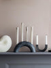 Bow Candle Holder in Black by Ferm Living