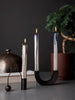 Balance Candle Holder in Black by Ferm Living