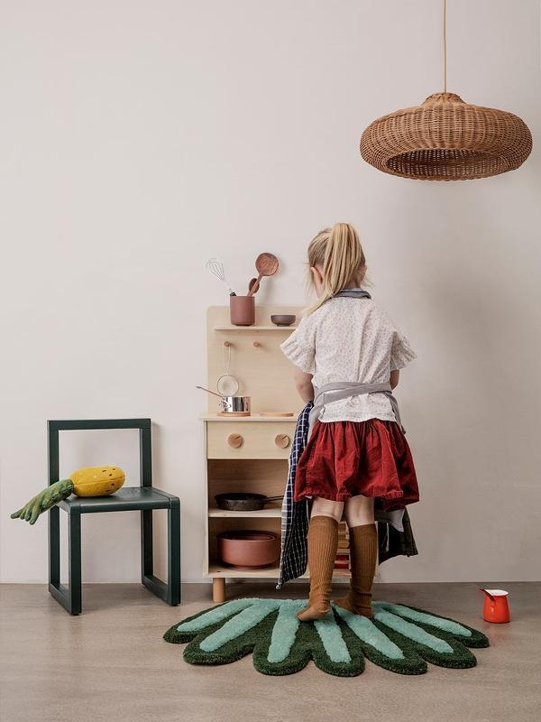 Coral Tufted Wall / Floor Deco Rug