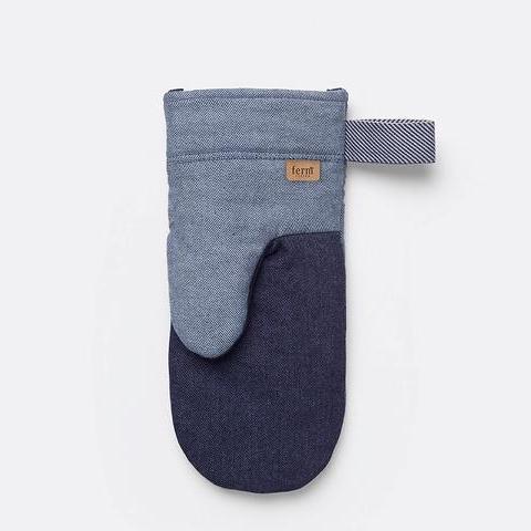 Denim Oven Mitt in Blue