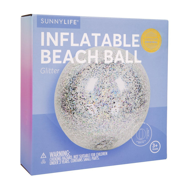 Inflatable Beach Ball in Glitter