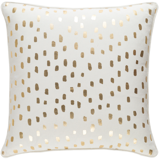 Glyph Pillow in Metallic Gold