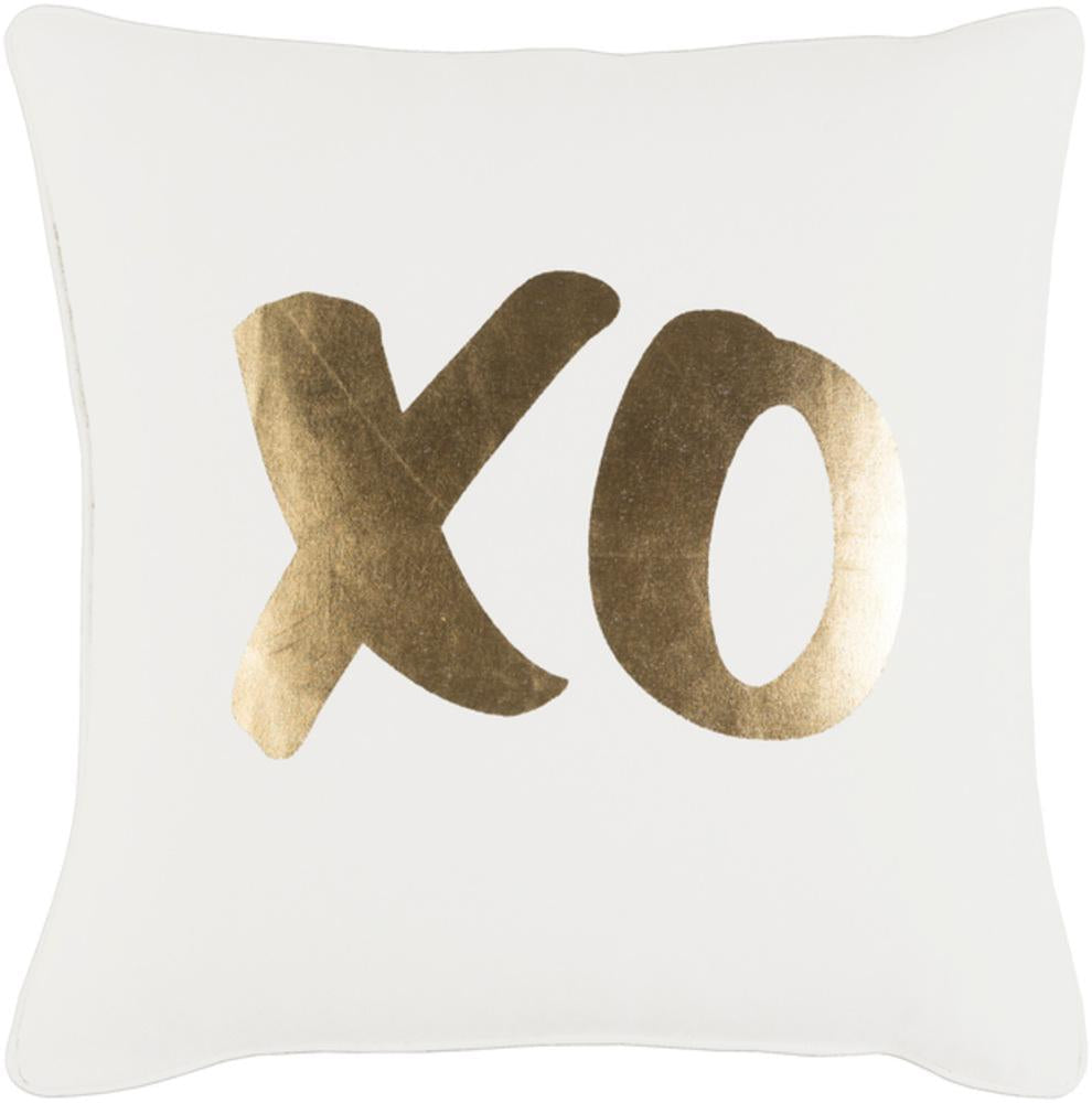 Metallic Gold Cotton cushion