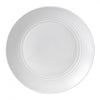 Maze White Salad Plate