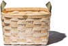 Wooden Basket Natural Rectangle