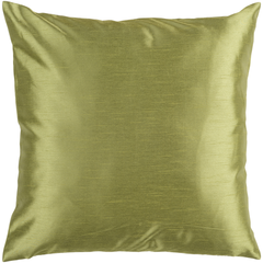 Solid Luxe Olive Pillow