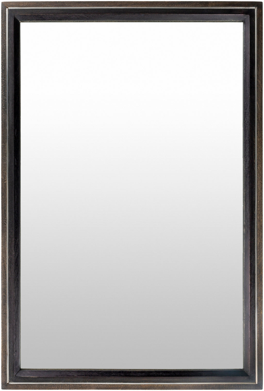 Hanover Wood Gray Mirror 3'2"H x 2'2"W