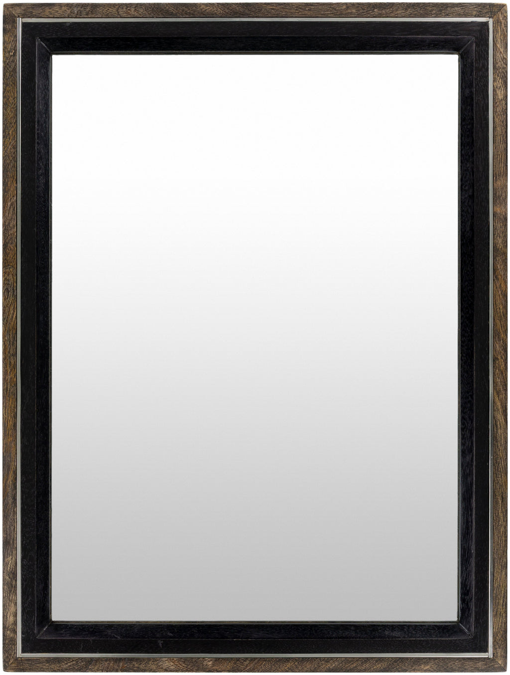 Hanover Wood Gray Mirror 2'2"H x 1'8"W