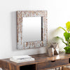 Hornbrook HRN-001 Square Mirror in Grey by Surya