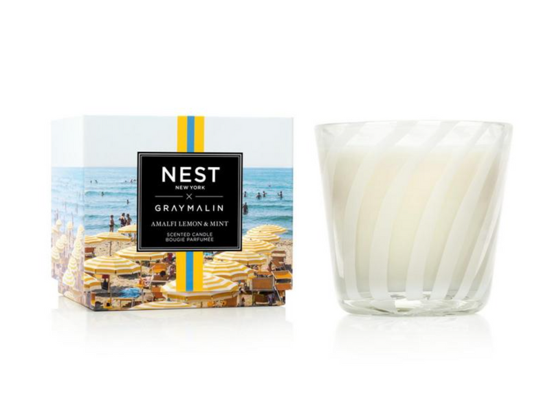 NEST New York x Gray Malin Amalfi Lemon & Mint 3-Wick Candle