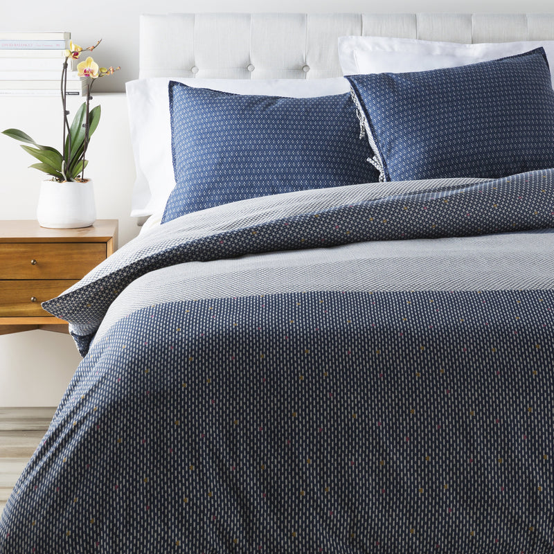 Japiko Bedding in Navy & Cream