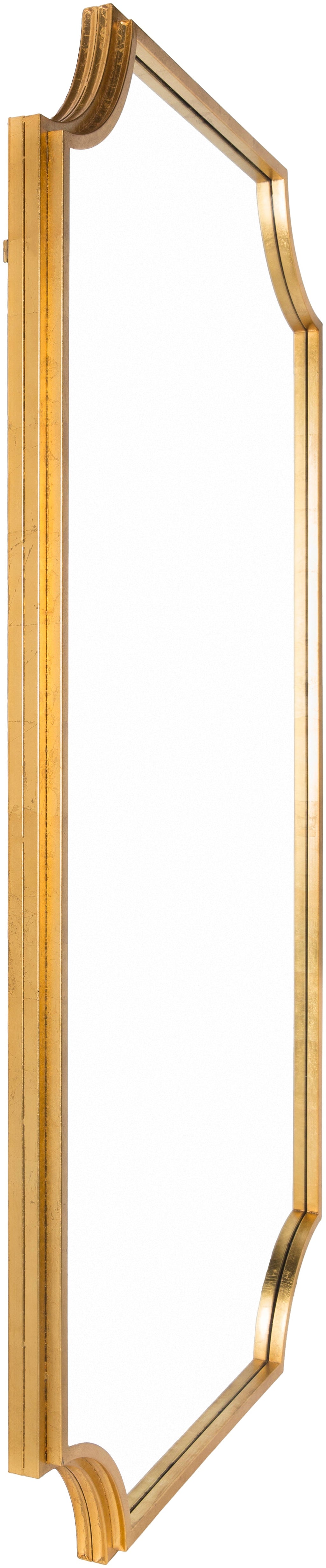 Joslyn JSL-003 Rectangular Mirror in Gold by Surya