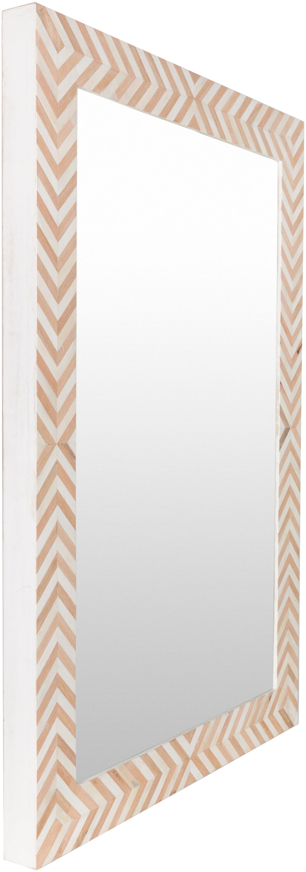 Kathryn KAH-001 Rectangular Mirror in Natural by Surya