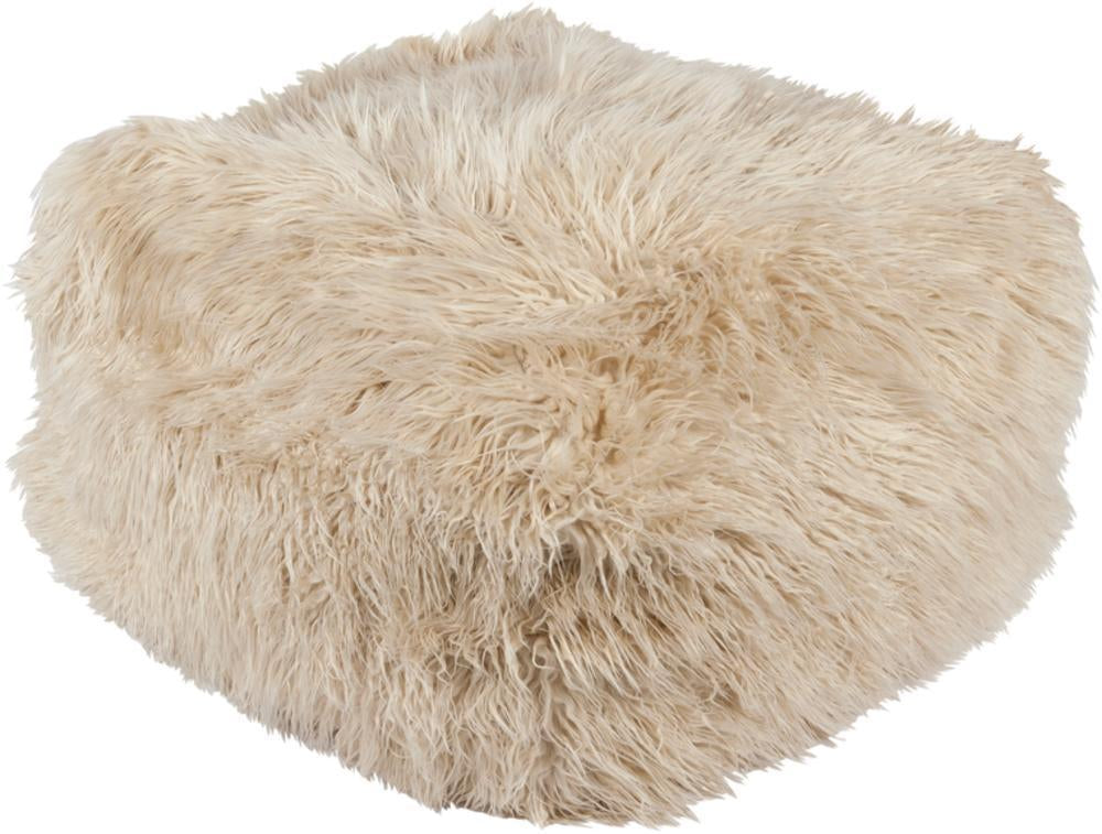 Khaki Pouf