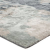 Glacier Handmade Abstract Gray & Dark Blue Area Rug