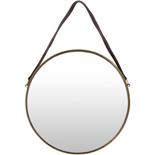 Lathan Metal Gold Mirror Flatshot Image