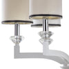 Erin 6 Light White 27.5 Inch Dia Chandelier