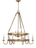 Crowley 9 Light 31-Inch Dia Adjustable Chandelier