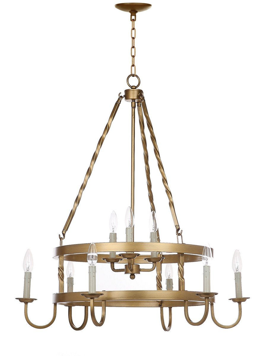 Crowley 9 Light 31-Inch Dia Adjustable Chandelier