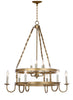 Crowley 9 Light 31-Inch Dia Adjustable Chandelier