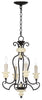 Wilber 4 Light 13.5-Inch Dia Adjustable Chandelier