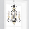 Wilber 4 Light 13.5-Inch Dia Adjustable Chandelier