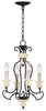 Wilber 4 Light 13.5-Inch Dia Adjustable Chandelier