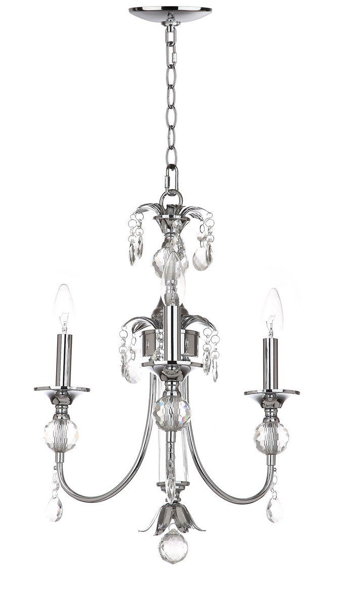 Mayfield 3 Light 17-Inch Dia Adjustable Chandelier