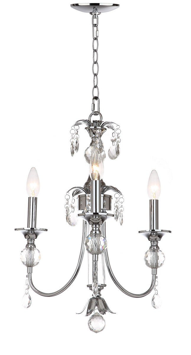 Mayfield 3 Light 17-Inch Dia Adjustable Chandelier