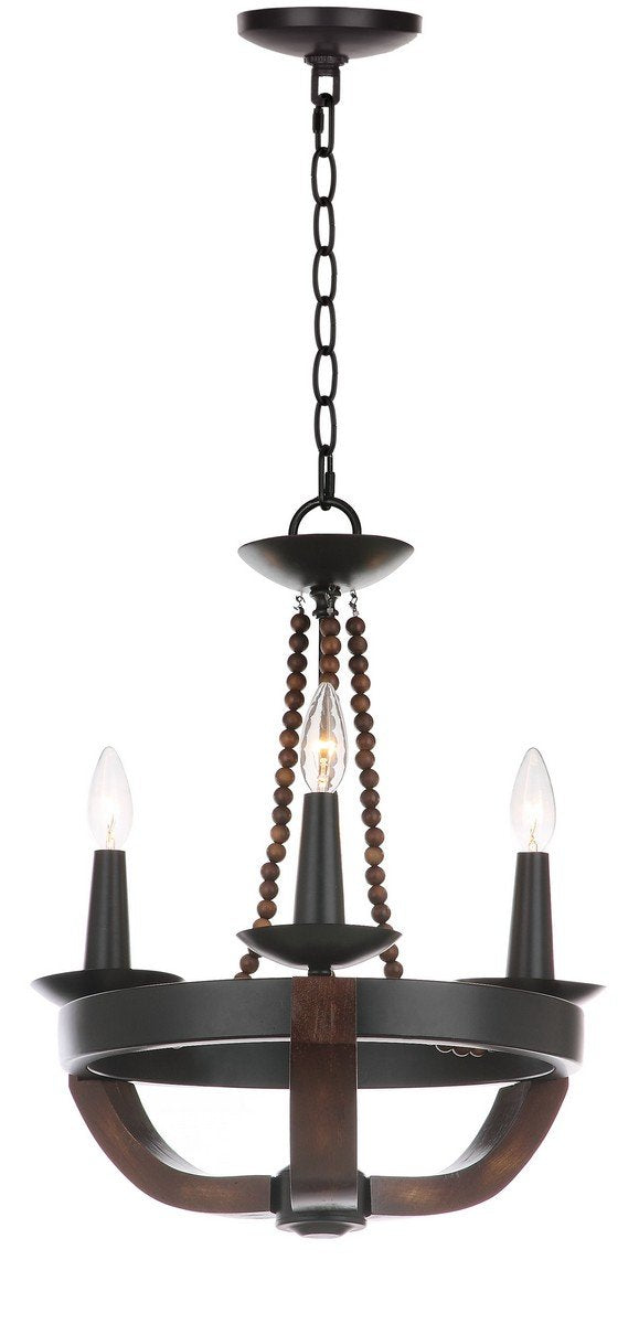 Lucero 3 Light 17.5-Inch Dia Adjustable Chandelier