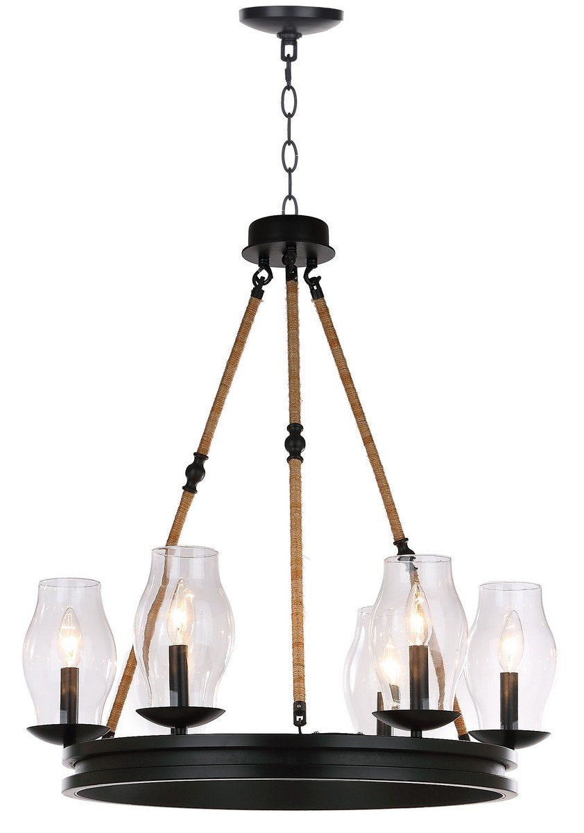 Fritz 25-Inch Dia Adjustable Chandelier