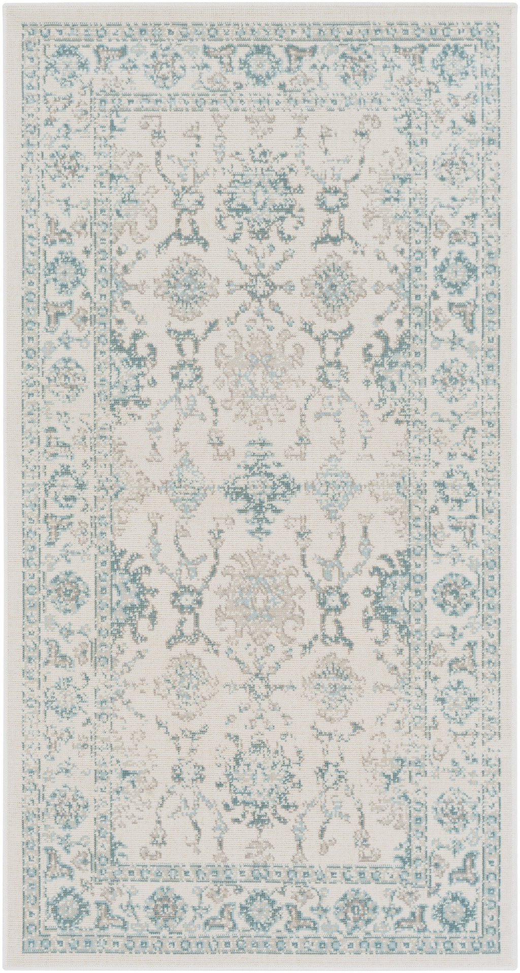 Mavrick Rug in Beige & Teal design by Surya