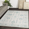 Mavrick Rug in Beige & Teal design by Surya