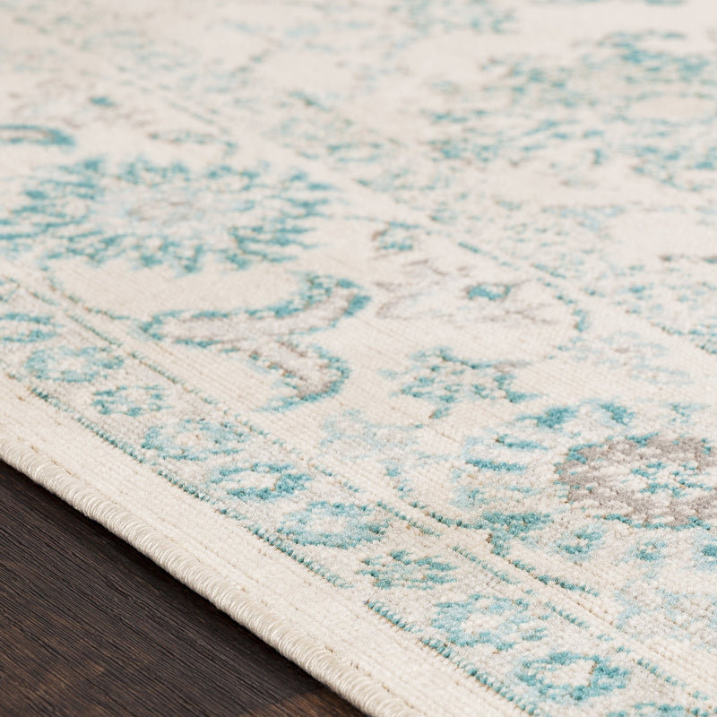 Mavrick Rug in Beige & Teal design by Surya