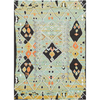 Moroccan Shag Rug in Aqua