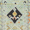 Moroccan Shag Rug in Aqua