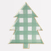 Green Gingham Tree Partyware