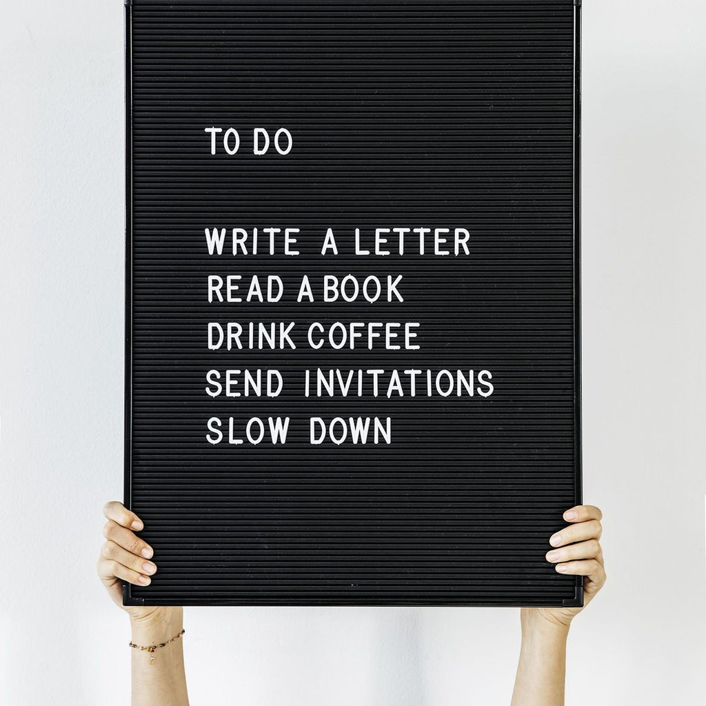 Letter Board, Black