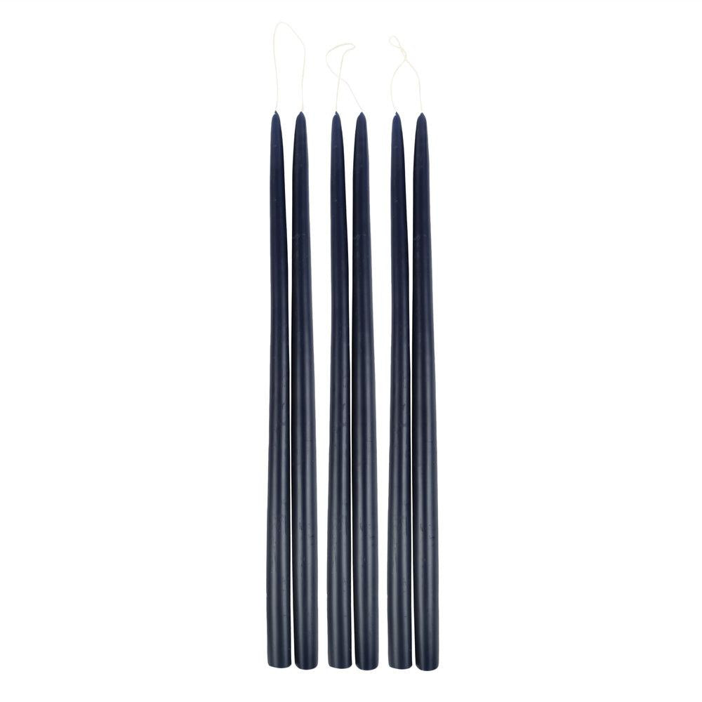 Midnight Taper Candles in Various Sizes