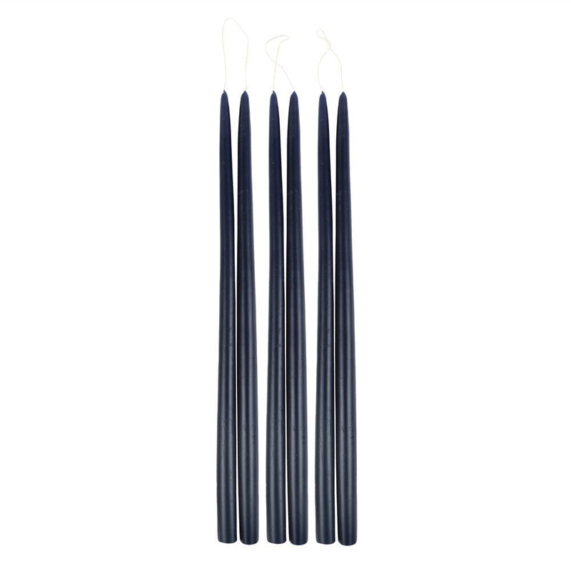 Midnight Taper Candles in Various Sizes