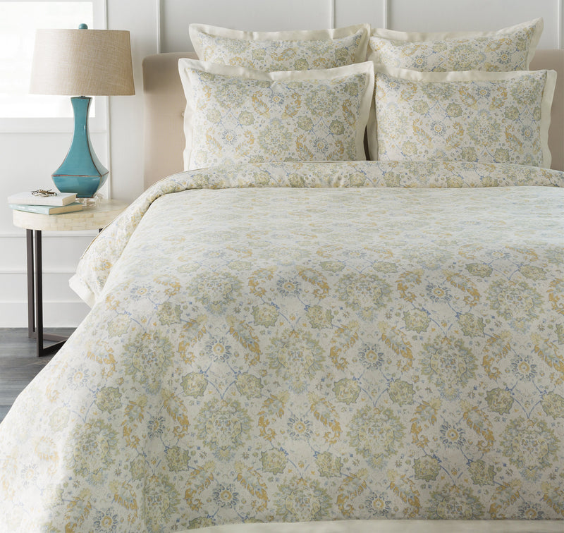 Mona Bedding in Sage & Mustard