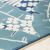 Marina Outdoor Rug in Navy & Denim