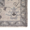 Kella Hand-Knotted Medallion Gray Area Rug