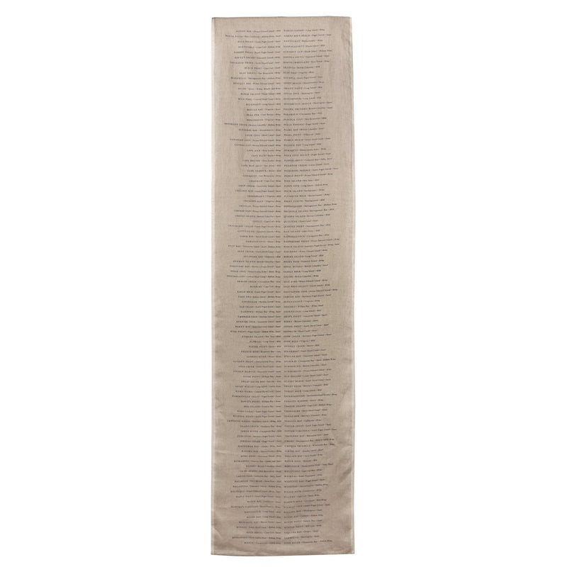 Oyster Linen Table Runner