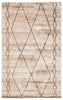 Murano Hand-Knotted Trellis Tan & Brown Area Rug