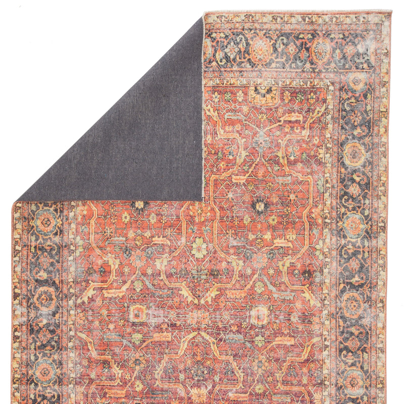 Avonlea Oriental Blue & Orange Area Rug