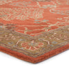 Chambery Handmade Floral Orange & Brown Area Rug