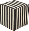 Picnic Pouf in Black & Cream design by Surya