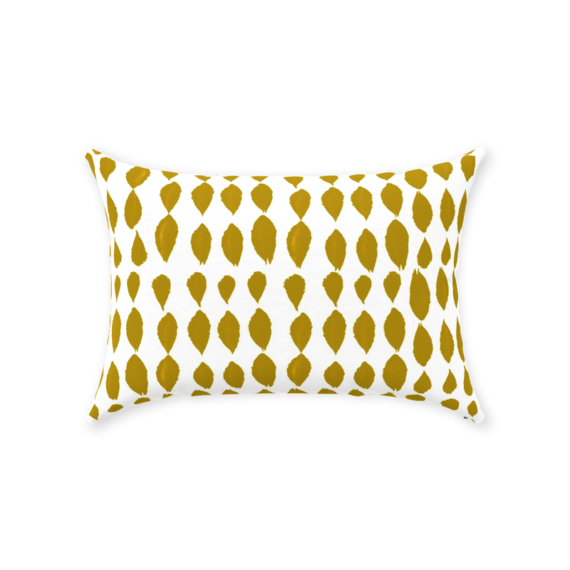 Mustard Throw Pillow